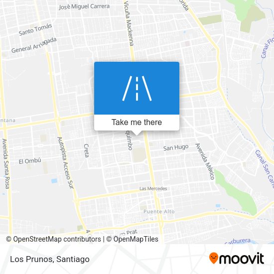 Mapa de Los Prunos