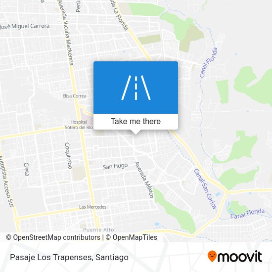 Mapa de Pasaje Los Trapenses