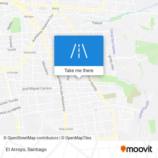Mapa de El Arroyo