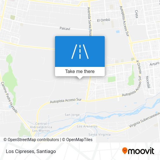 Mapa de Los Cipreses
