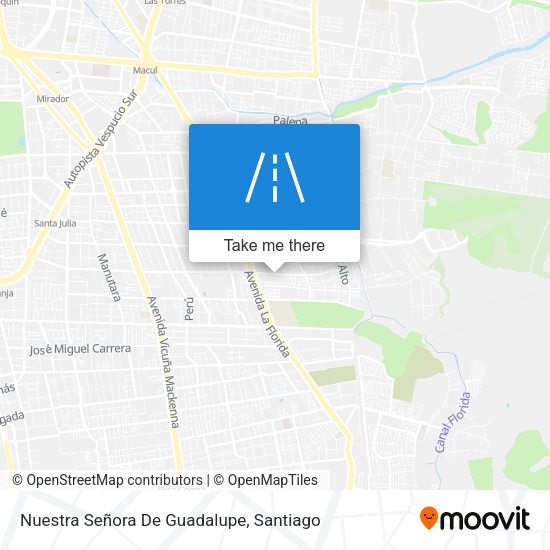 Mapa de Nuestra Señora De Guadalupe