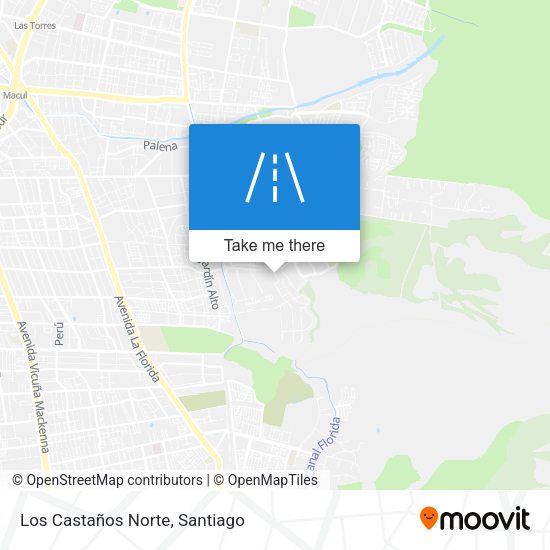 Los Castaños Norte map