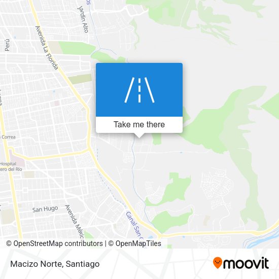 Mapa de Macizo Norte