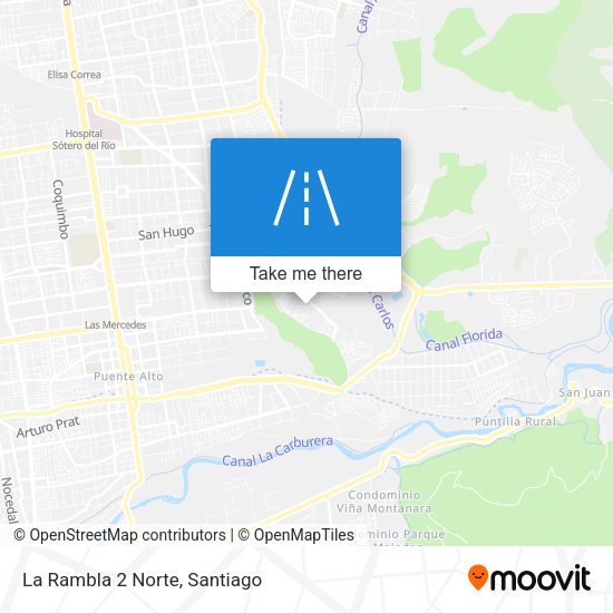 Mapa de La Rambla 2 Norte