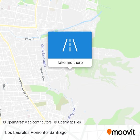 Los Laureles Poniente map