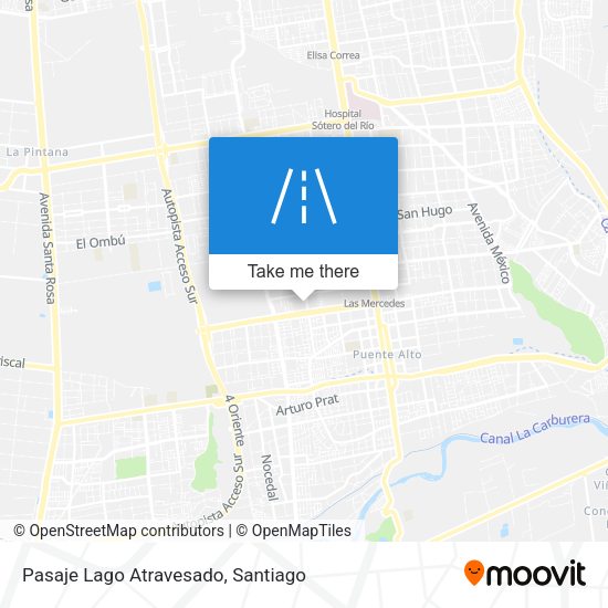 Pasaje Lago Atravesado map