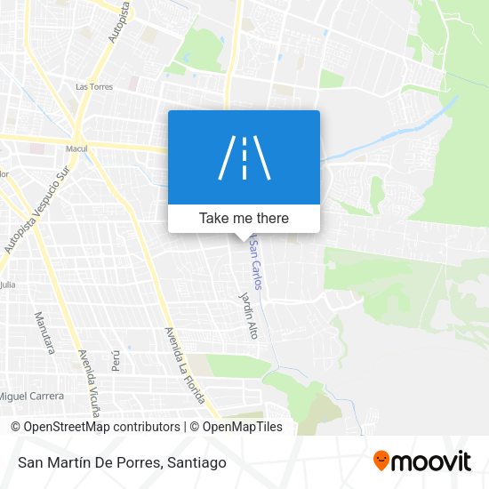 San Martín De Porres map