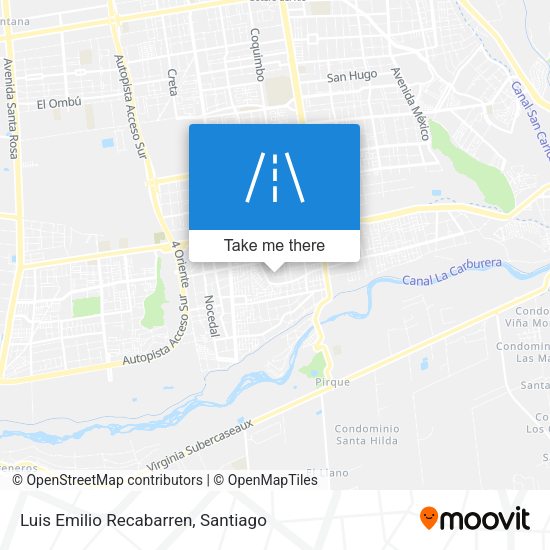 Luis Emilio Recabarren map