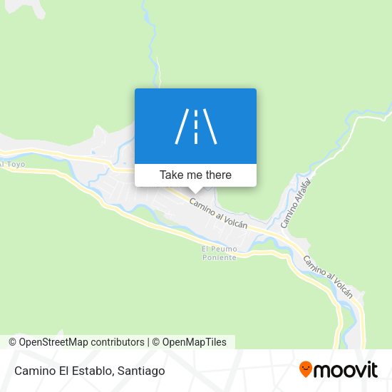 Mapa de Camino El Establo