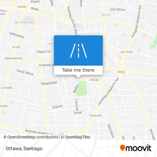 Mapa de Ottawa