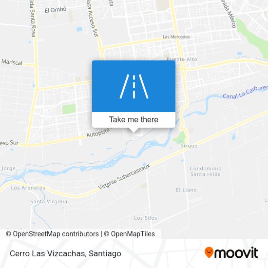 Mapa de Cerro Las Vizcachas