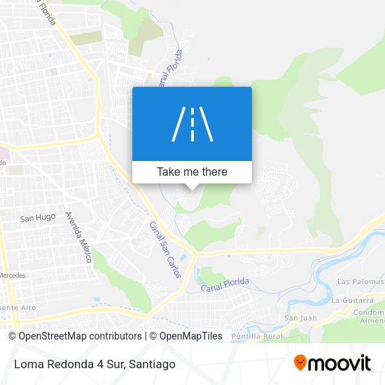 Mapa de Loma Redonda 4 Sur