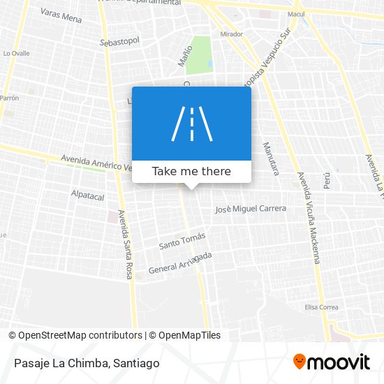 Pasaje La Chimba map