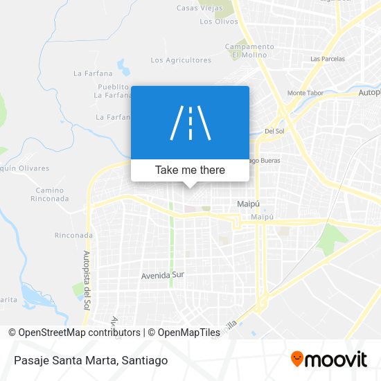 Mapa de Pasaje Santa Marta