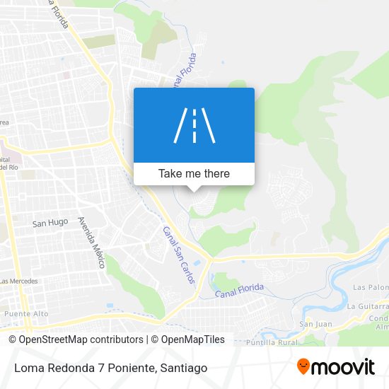 Mapa de Loma Redonda 7 Poniente