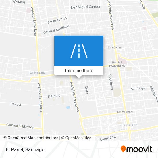Mapa de El Panel