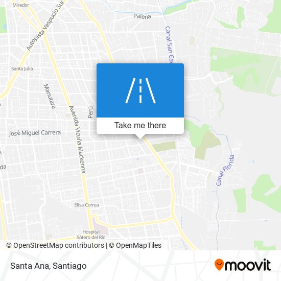 Santa Ana map