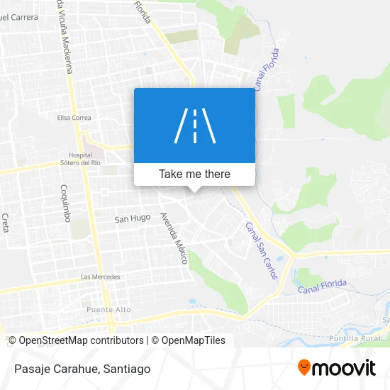 Mapa de Pasaje Carahue