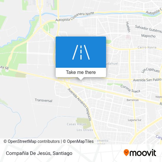 Compañía De Jesús map