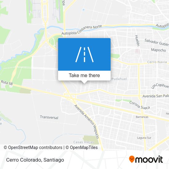 Mapa de Cerro Colorado