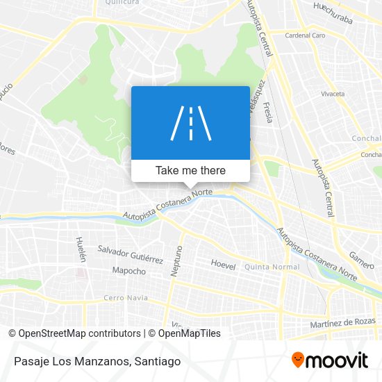 Mapa de Pasaje Los Manzanos