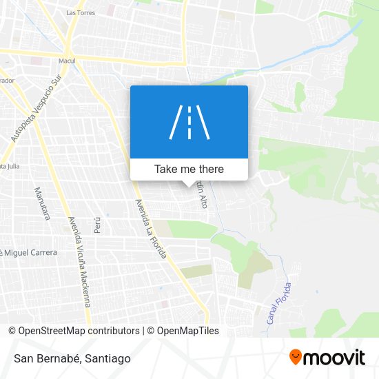 Mapa de San Bernabé