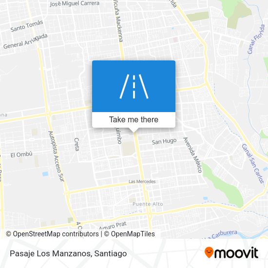 Mapa de Pasaje Los Manzanos