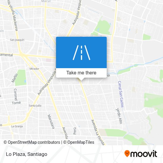 Mapa de Lo Plaza