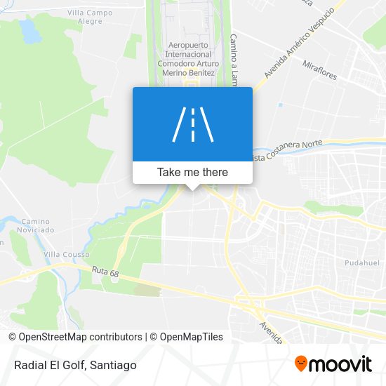 Mapa de Radial El Golf