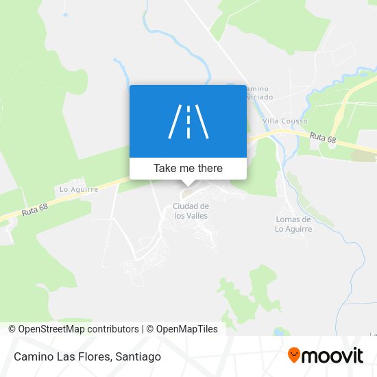 Mapa de Camino Las Flores