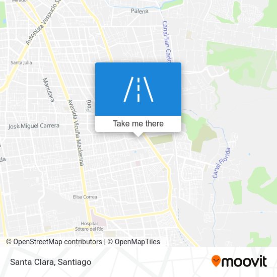 Santa Clara map