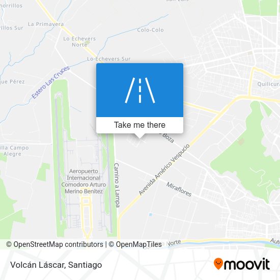 Volcán Láscar map