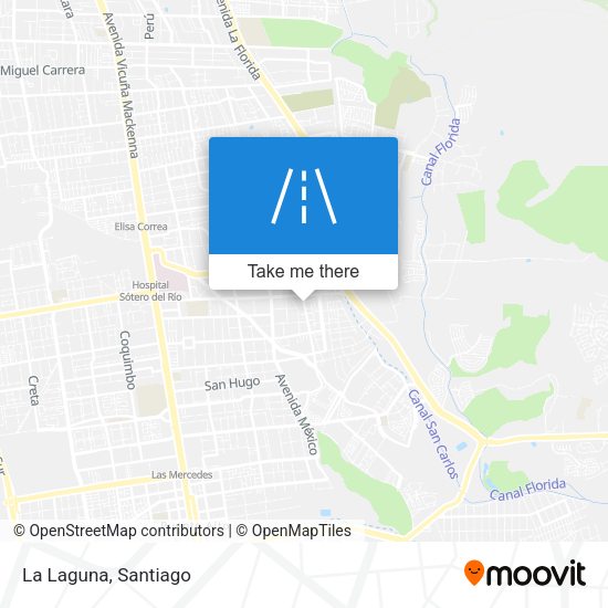 Mapa de La Laguna