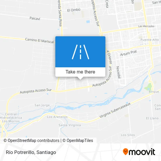 Río Potrerillo map