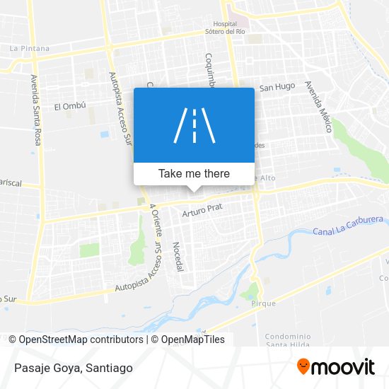 Mapa de Pasaje Goya