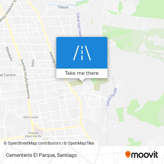 Mapa de Cementerio El Parque