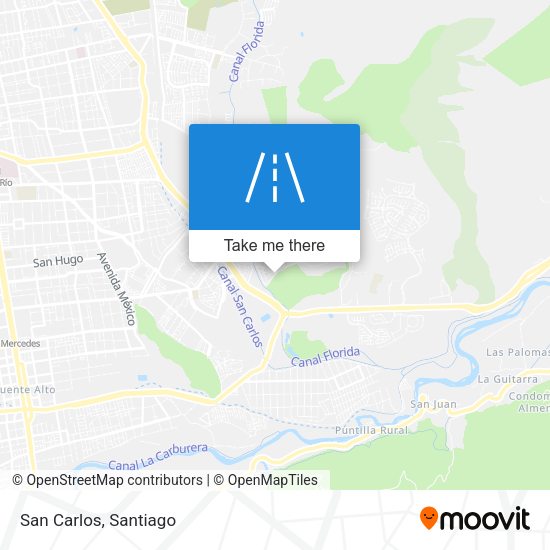 San Carlos map