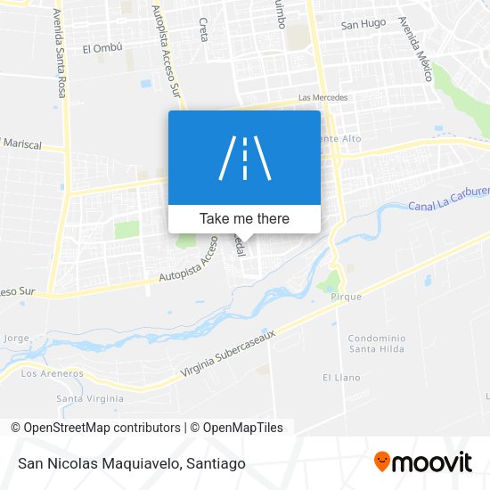 San Nicolas Maquiavelo map