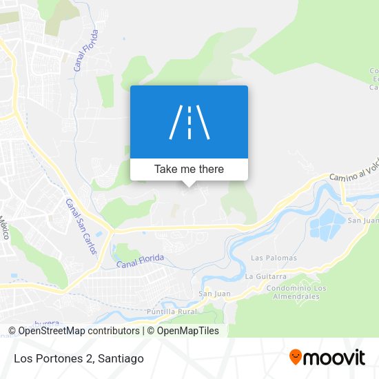 Mapa de Los Portones 2