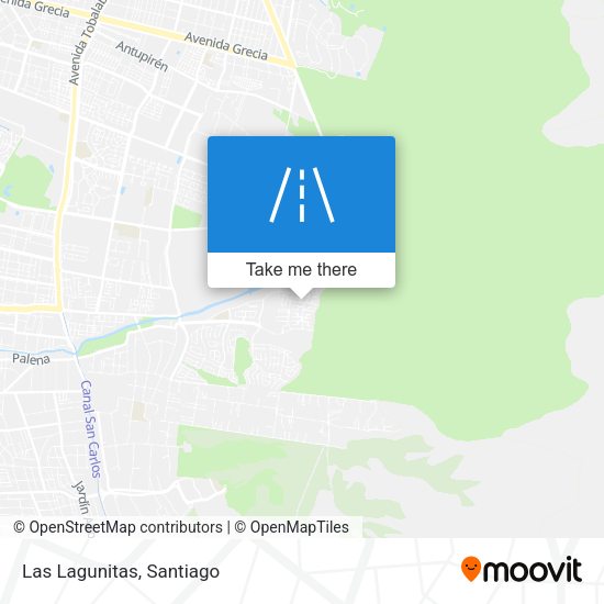 Mapa de Las Lagunitas