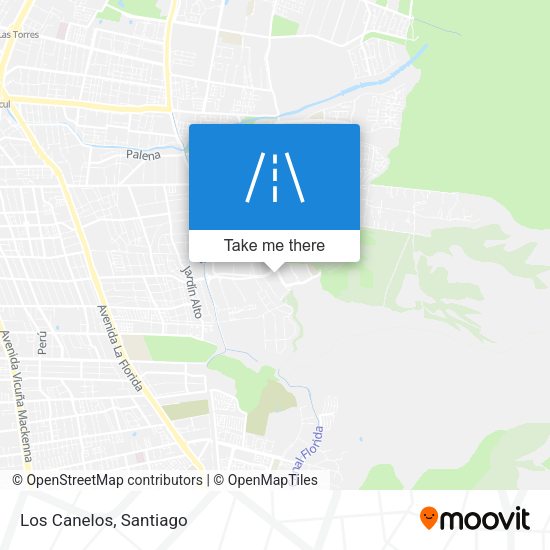 Mapa de Los Canelos