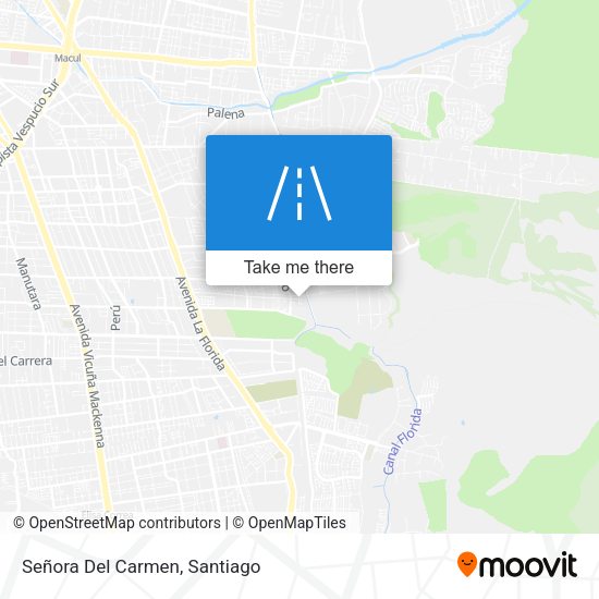 Señora Del Carmen map