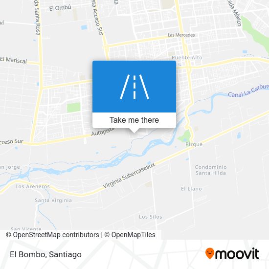 Mapa de El Bombo