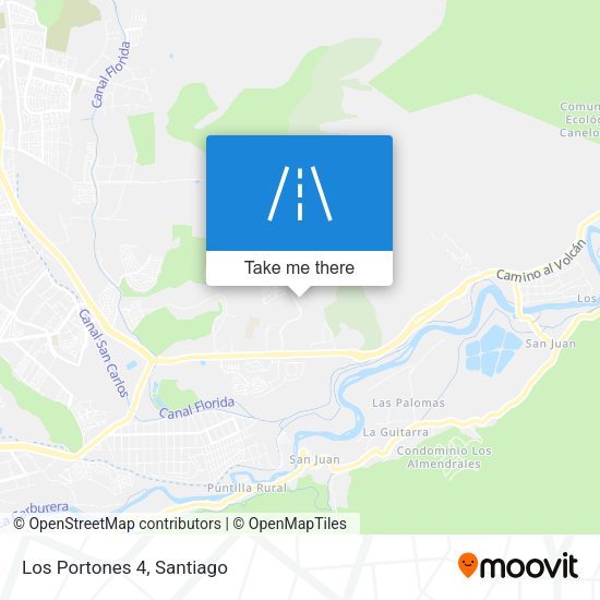 Mapa de Los Portones 4