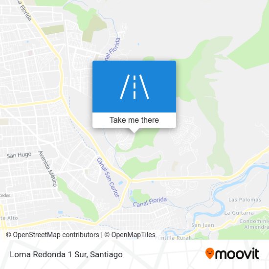Mapa de Loma Redonda 1 Sur