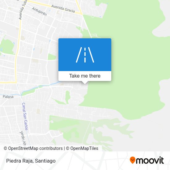 Mapa de Piedra Raja