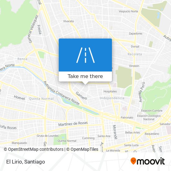 El Lirio map