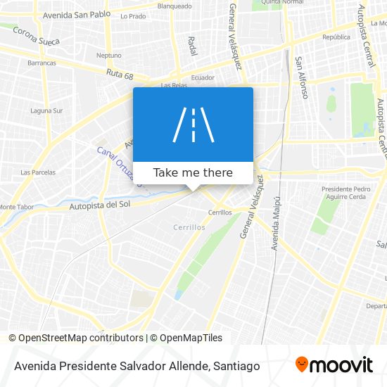 Avenida Presidente Salvador Allende map