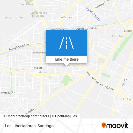 Mapa de Los Libertadores