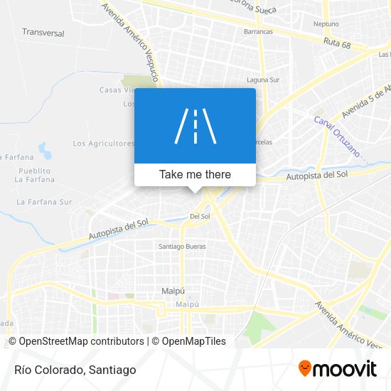 Mapa de Río Colorado